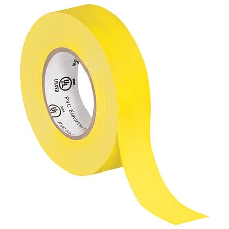 Ul Listed 3/4'' x 20 yds. Yellow Electrical Tape, 200PK BUY00012358